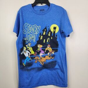 Hanna Barbera Scooby-Doo Short Sleeve Frontside Graphic Tee Small